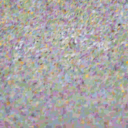 An animation of the full differentiable 2D splatter in action